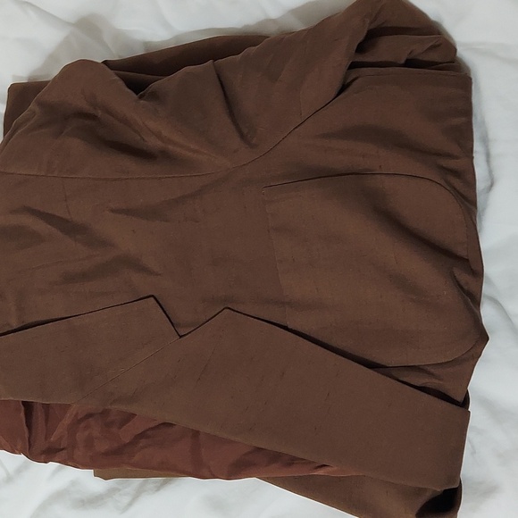 Ellen Tracy Chocolate Brown Pantsuit - Picture 11 of 12